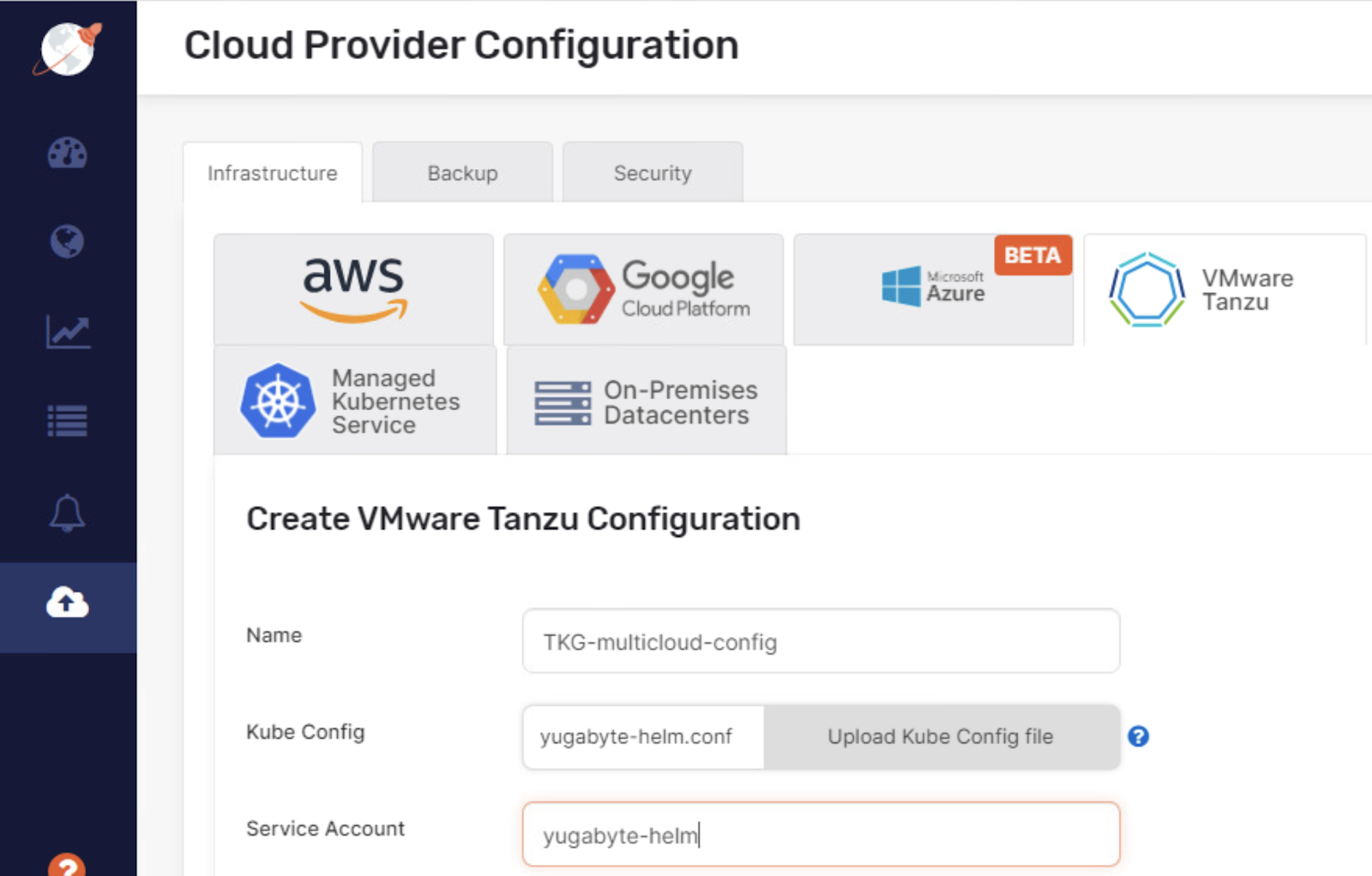 Tanzu Configuration