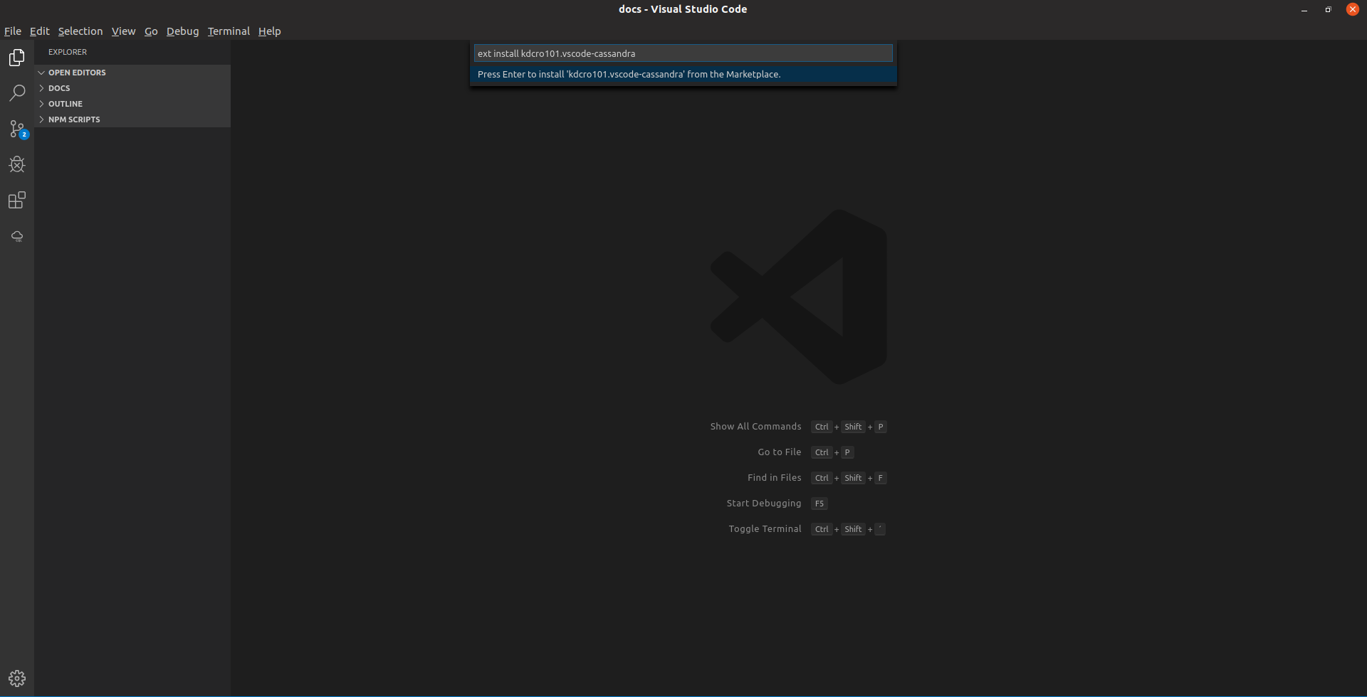 VSCode Quick Open