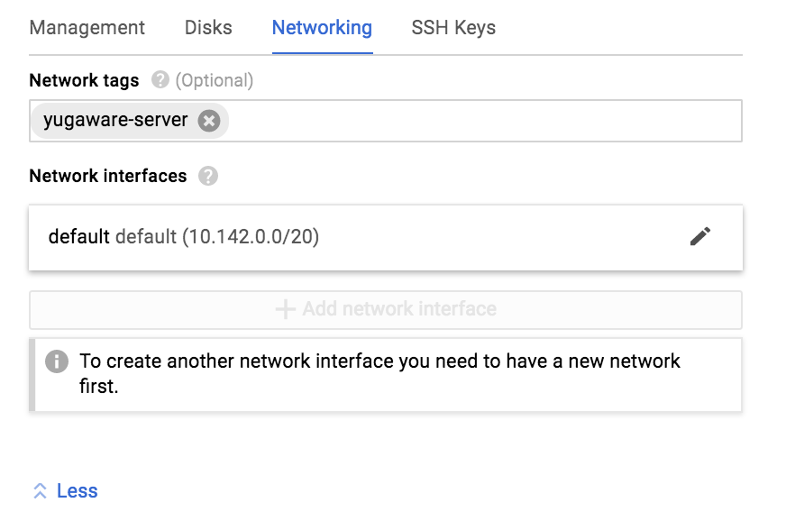 VM instances -- networking tweaks