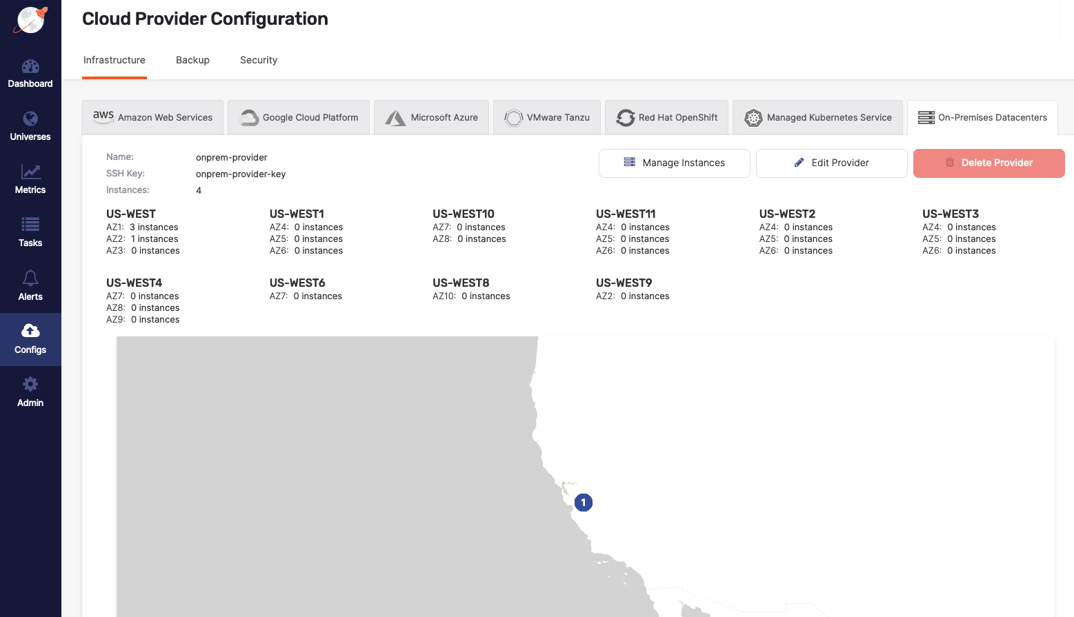 Configure On-Premises Cloud Provider